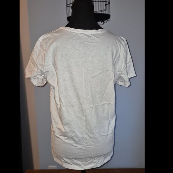 NWOT Amazon Essentials White Disney Short-Sleeve Crew-Neck T-Shirt (L) - Picture 4 of 7